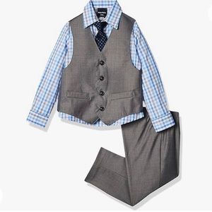 NWT Nautica Boys’ Sharkskin 4 Piece Vest Set | Size: 2T